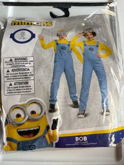 Minions Bob Child Costume Size Medium 7-8