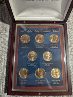 2007 Presidential Dollar Coin Proof Set