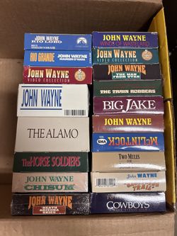 All John Wayne Movies VHS🍿 