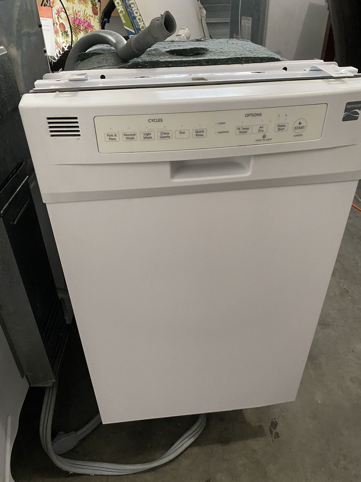 Dishwasher 18 inch stainless steel inside