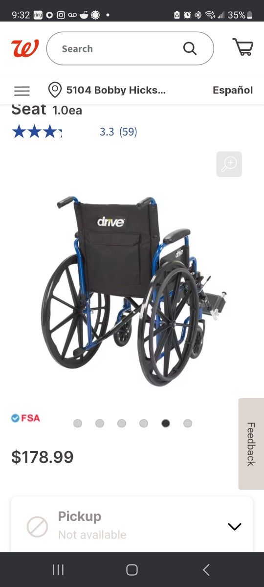 Drive Wheel Chair Brand New