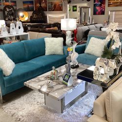 Beautiful Sofa And Loveseat With A Free Coffee Table And A Free Rug On Sale Now For $1399