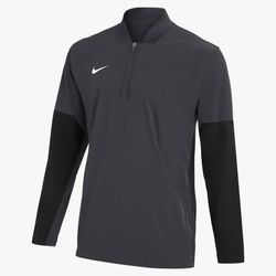 Nike Mens Long-Sleeve Coach Jacket HF7067-060 Anthracite XL Grey