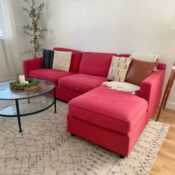 Crate & Barrel Axis Sectional Couch 🚚