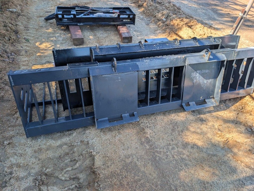 84 Inch Rock Bucket For Skid Steer And Tractor 