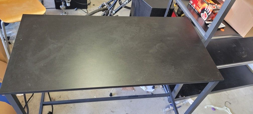 Black Table & 2 Stools