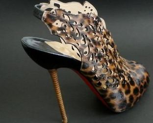 Christian Louboutin Markesling - Dark Brown size 38.5 NEW