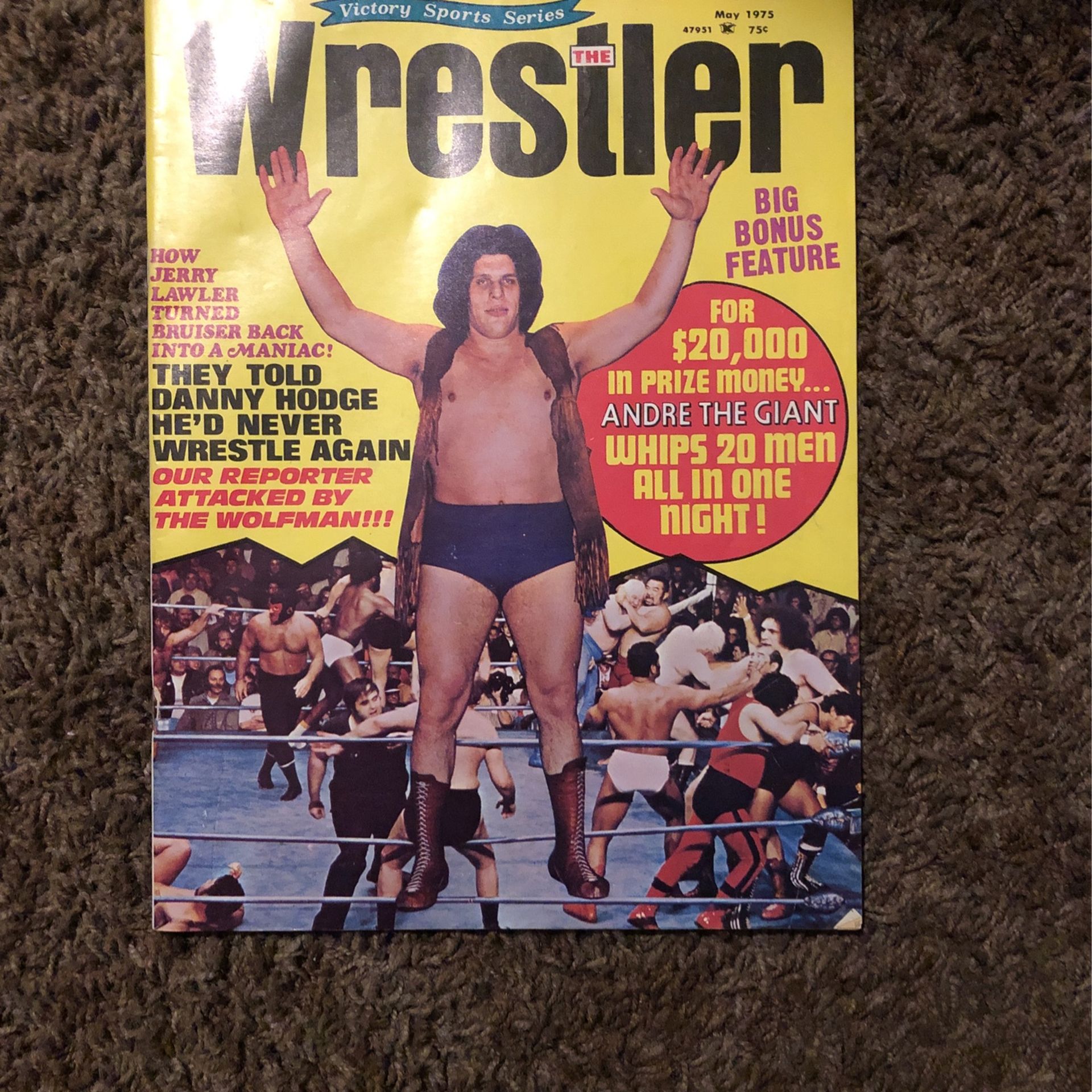 Andre The Giant 1975 Magizine 