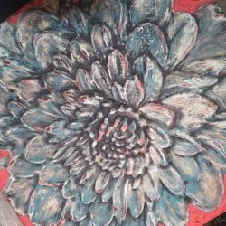 Metal Floral Wall Art - A Beautiful, One Of a Kind Piece!