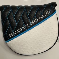 Ping Golf Scottsdale Mallet Black/White/Blue Putter Headcover