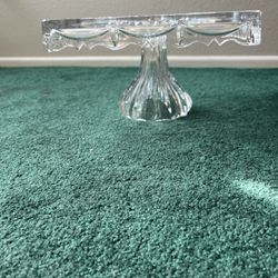  Crystal Cake Plate 