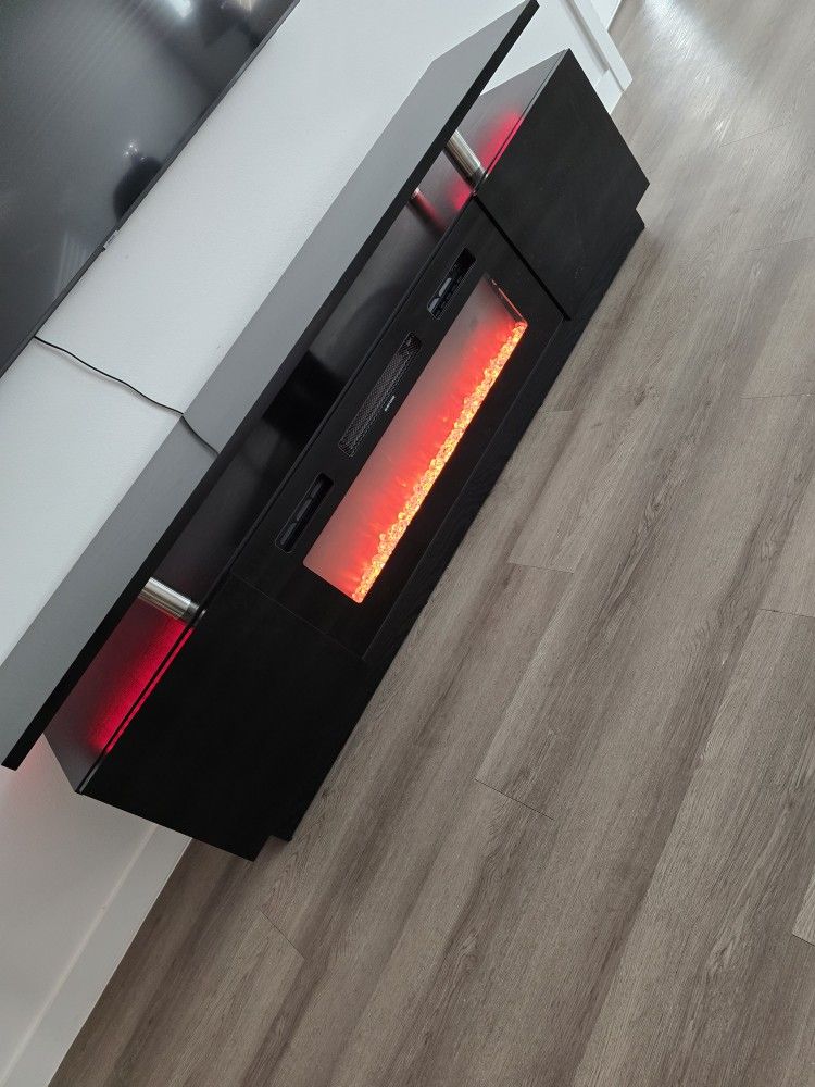 Mueble Para Tv Con Su Chimenea Incluida Furniture