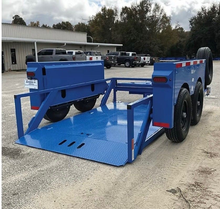 Air Tow Trailers - Drop Deck Flatbed Trailer