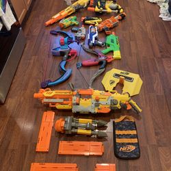 NERF GUNS BOWS AND ACCESSORIES