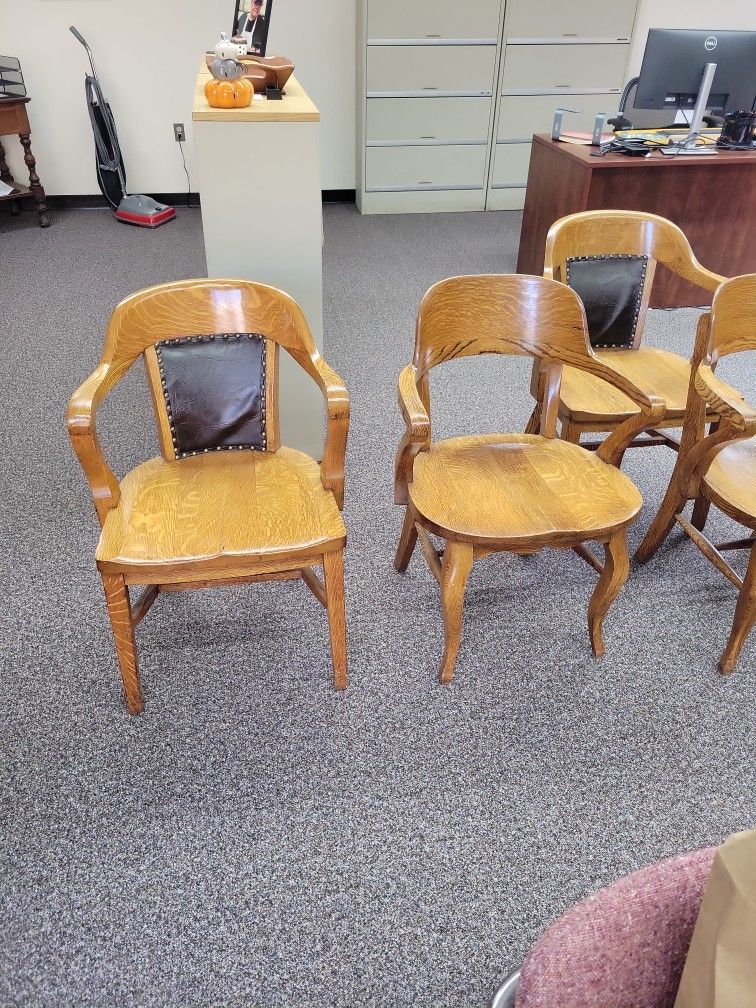 Office Chairs - Heavy Solid Wood