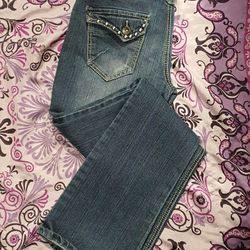 Red Rivet Jeans Size 3/27 