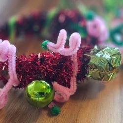 Grinch Themed Hat & Headband