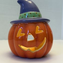 Vintage hallmark Jack O lantern Candle Holder