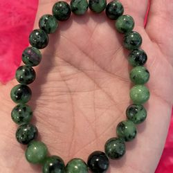 Ruby Zoisite Stone Bracelets