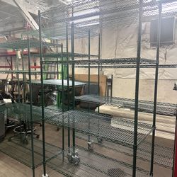 Green Walk In Racks 