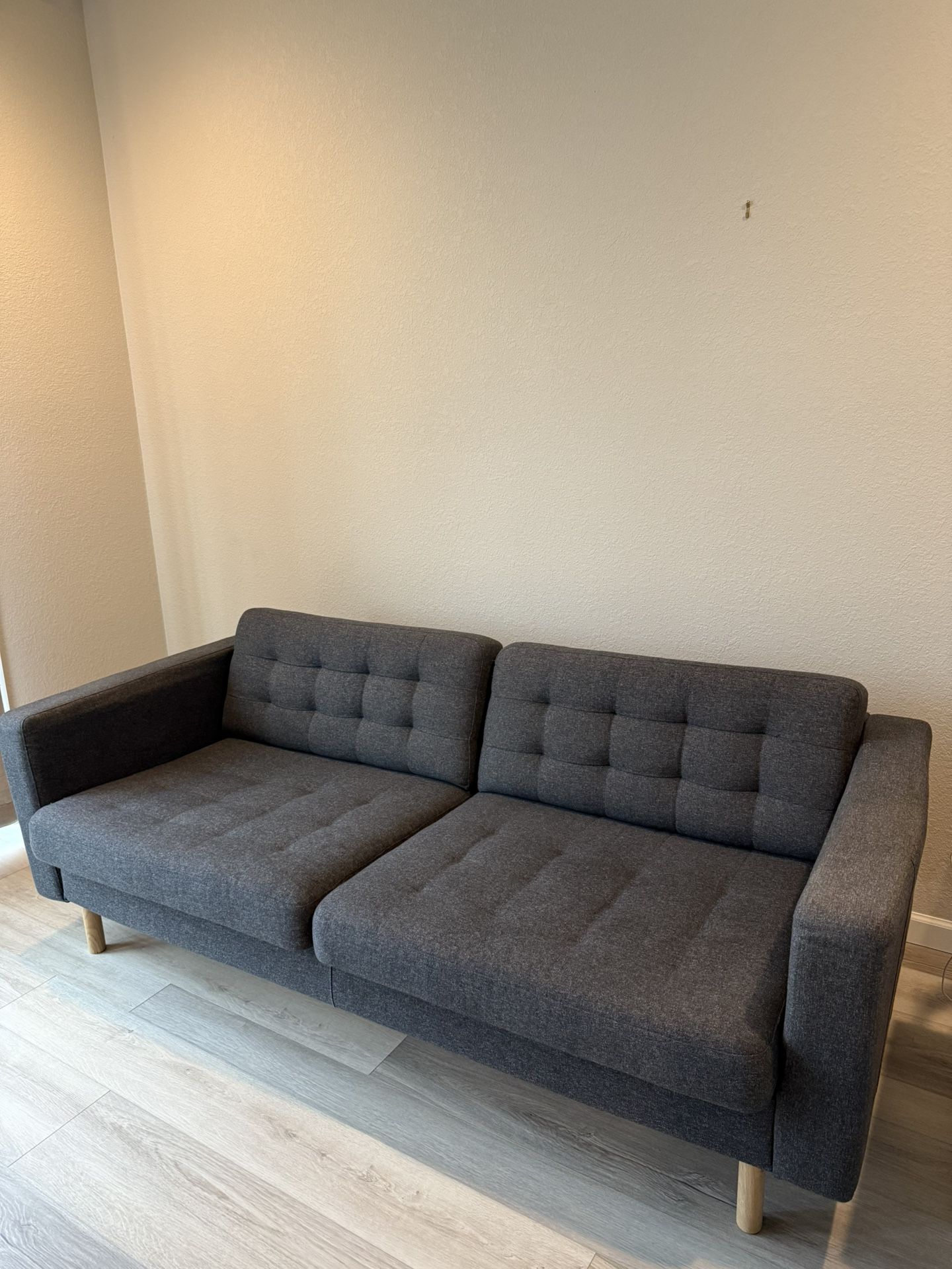 Charcoal Gray Sofa- IKEA
