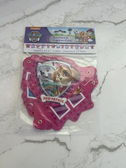 Skye/Paw Patrol Birthday Banner