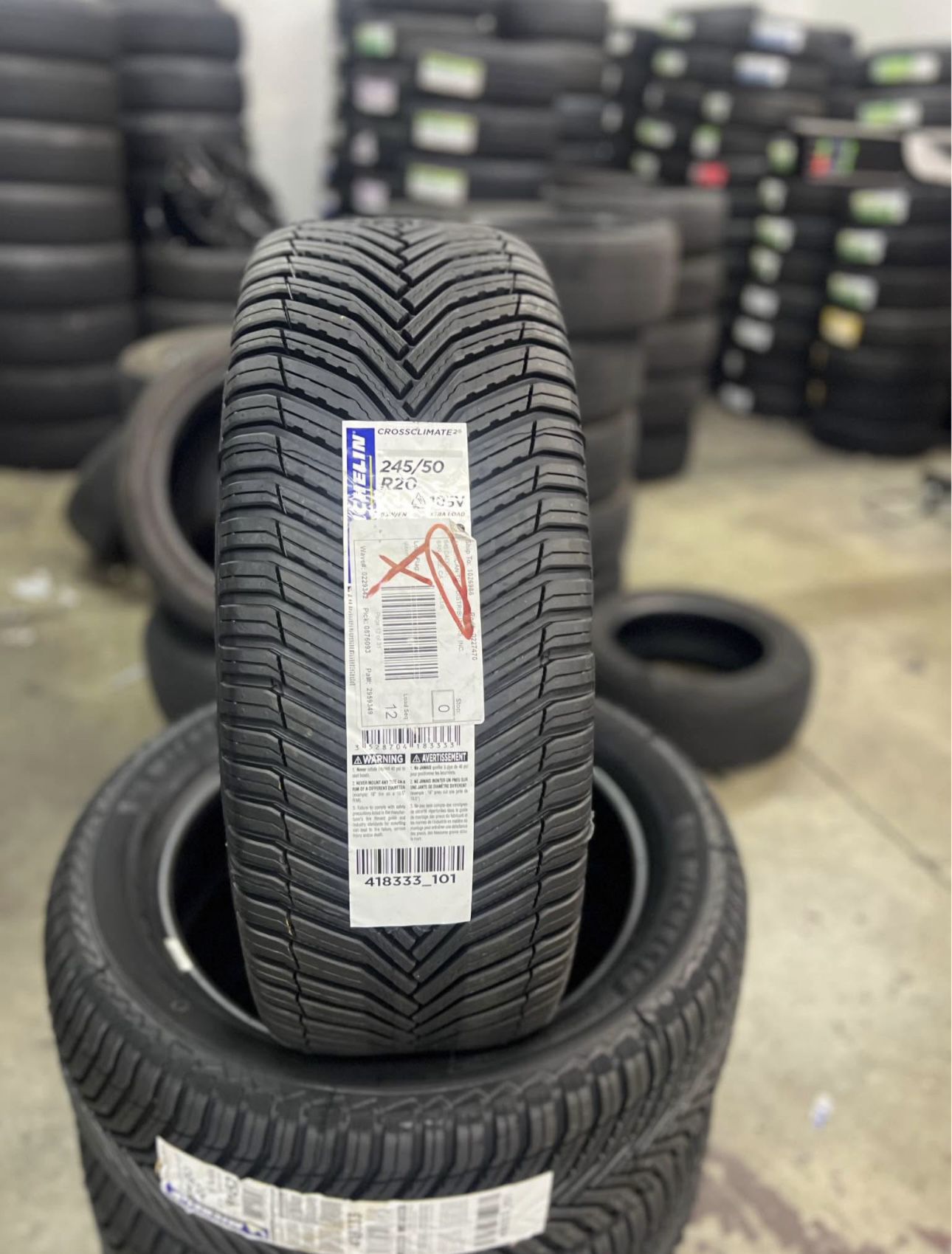 New Tires 245/50R20 Michelin CrossClimate2 For Sale, Same Day Installation WE FINANCE