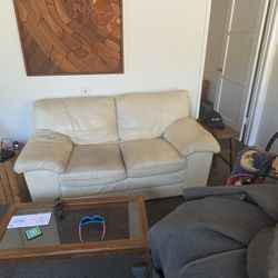 Leather  Couch Love Seat