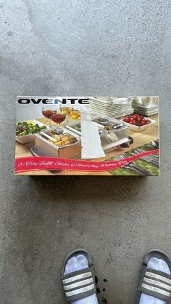 O vente 3 Tray Buffet With Warming Tray