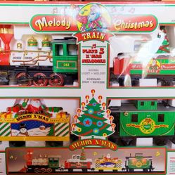 Vintage 1990 Melody Christmas Train