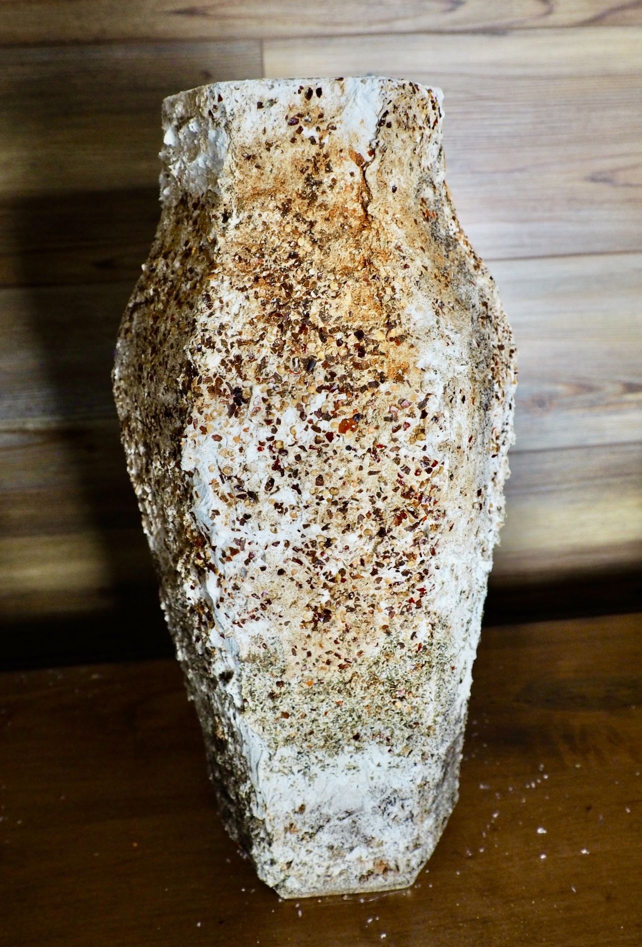 Handmade Stone Cast Vase