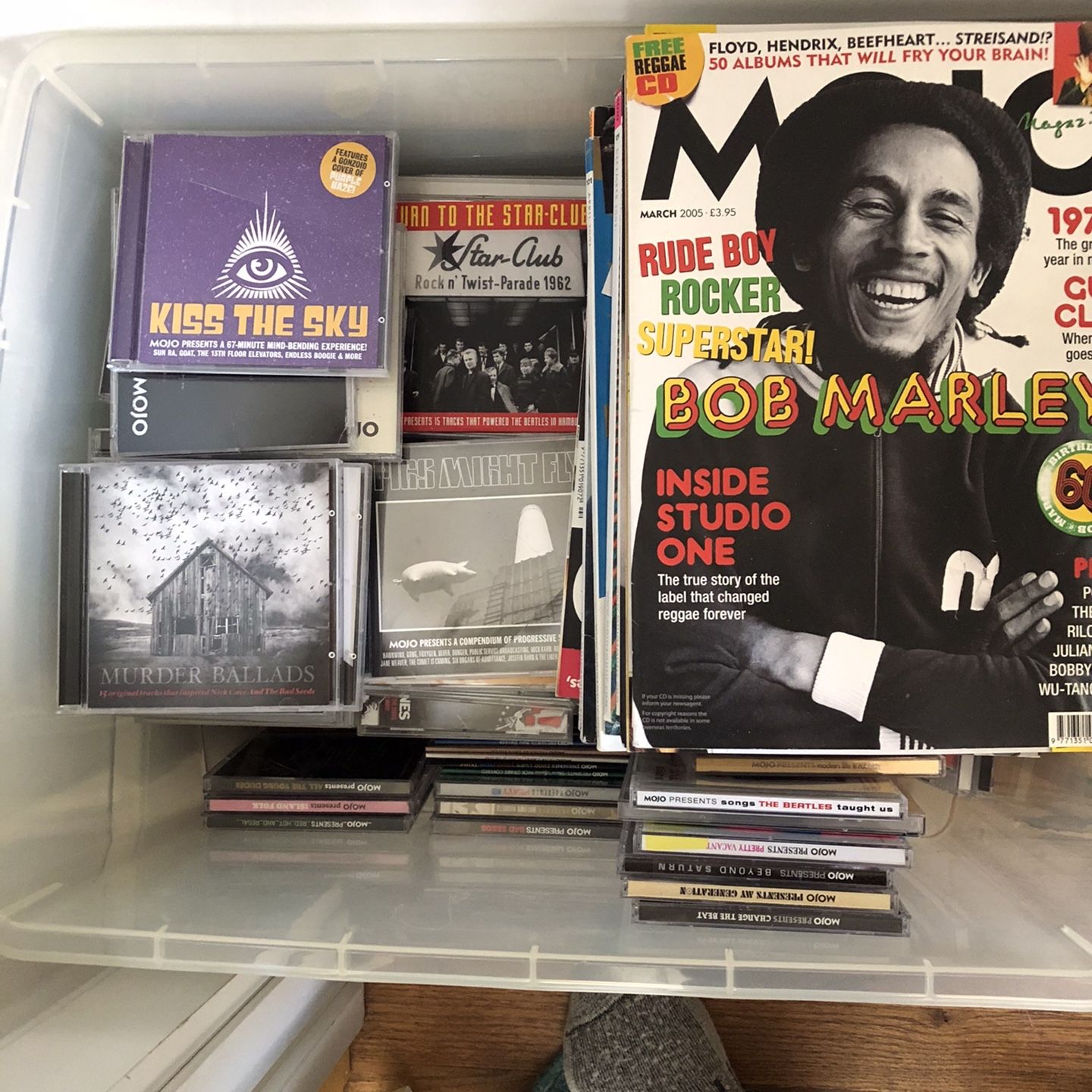 Mojo Magazines with matching Collectable CDs