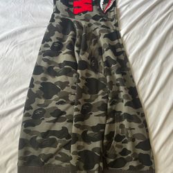 BAPE grey Hoodie|size-XL
