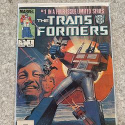 The Transformers #1 In A Four Issue Limited Series Marvel Comics September 1984