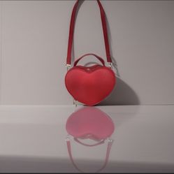 FashionNova, Red Heart Crossbody Bag, One Size