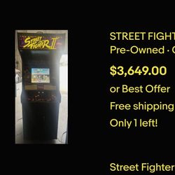 Original Authentic Street Fighter Arcade
