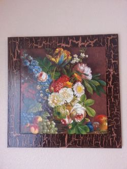 Picture in decoupage technique