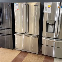 VIKING STAINLESS STEEL COUNTER DEPTH FRENCH DOOR REFRIGERATOR💸💸💸