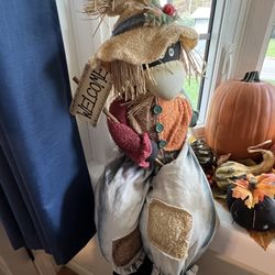 Fall Decor Scarecrow 32”