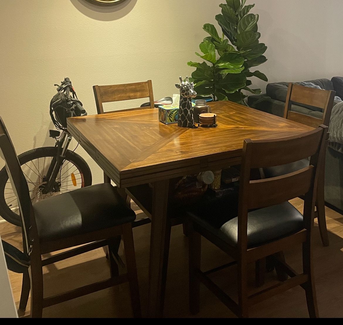 Wood Dining Table (expands)