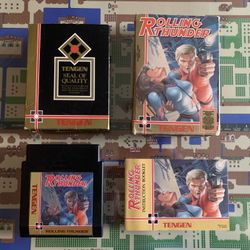 NES Nintendo Rolling Thunder Tengen CIB Please Read Description 