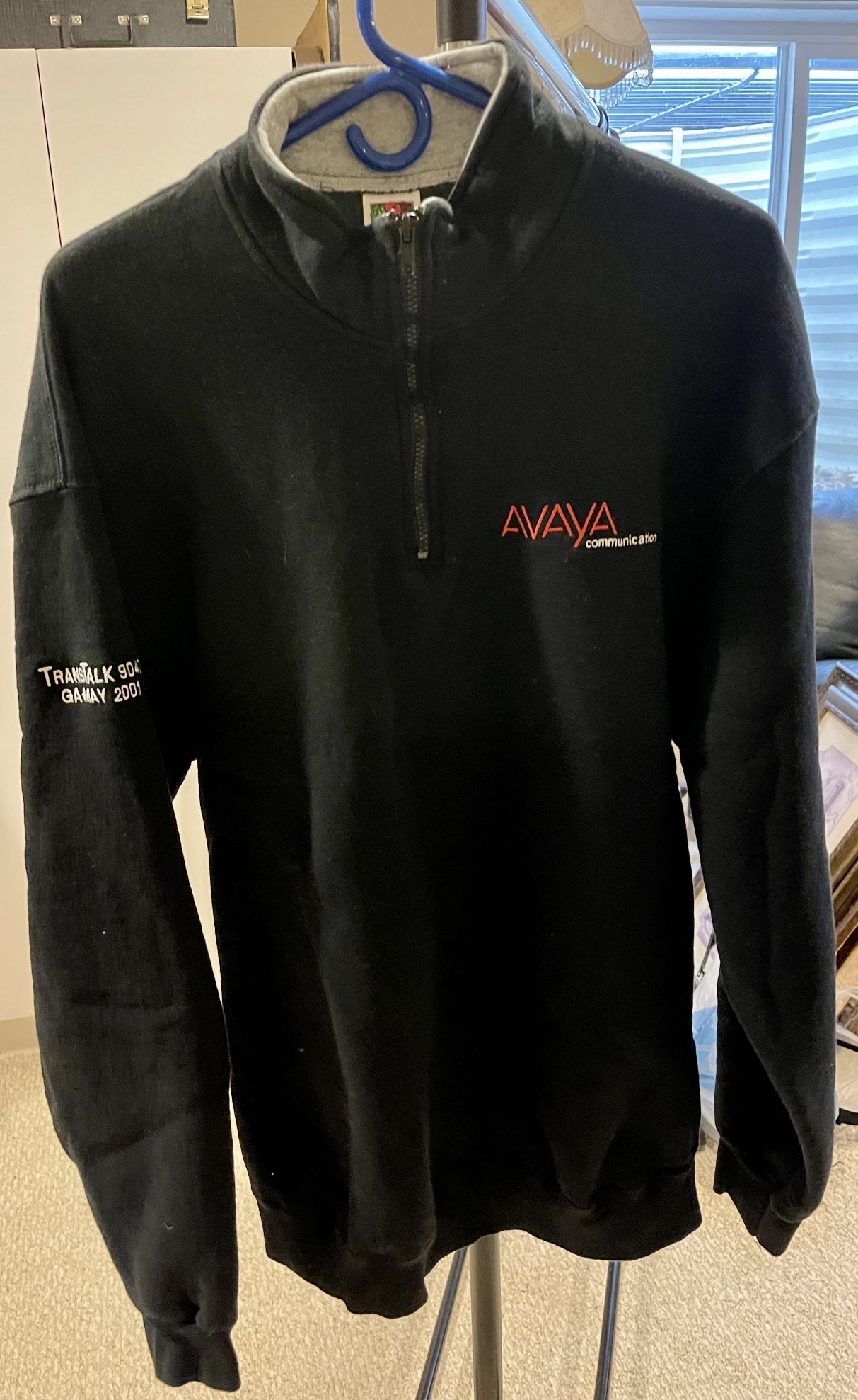 Mens Long Sleeve Sweatshirt - Black - 2XL