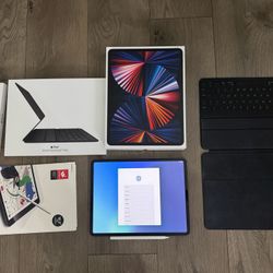 Ipad Pro 12.9 inch 128 GB (5th Gen) + Pencil and Smart Keyboard