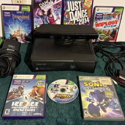 Xbox 360 S Console 1439 Kinect With 14 Games Bundle NO Controllers