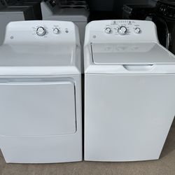 GE washer and Electric Dryer (1 month warranty)