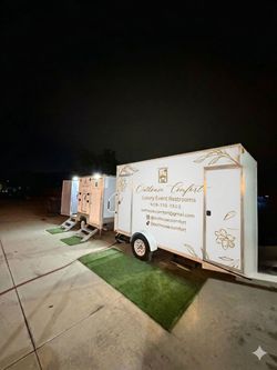 Luxury event restroom