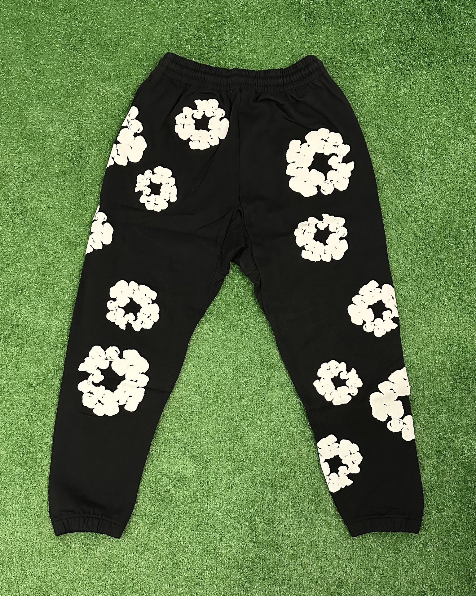 Black Denim Tears Sweats (White Print)