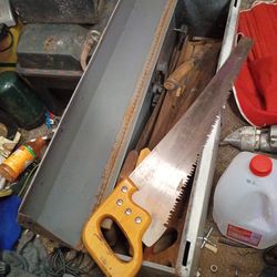 Box of hand saws