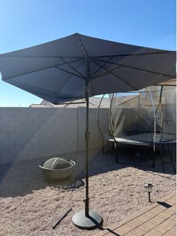 Umbrella and stand