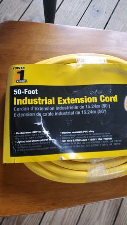 First Power industrial extension cord